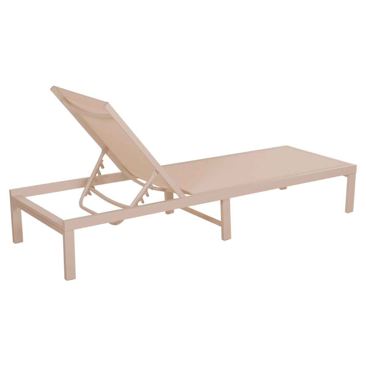 ΞΑΠΛΩΣΤΡΑ ΑΛΟΥΜΙΝΙΟΥ THATCHER HM5983.04 ΣΑΜΠΑΝΙ ΣΚΕΛΕΤΟΣ & TEXTILENE 196,5x64,5x92Υεκ - Image 4