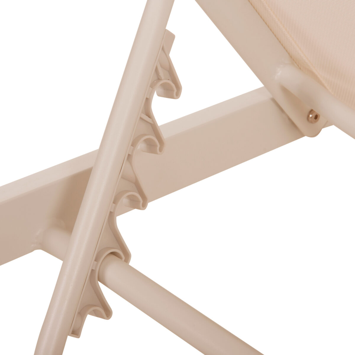 ΞΑΠΛΩΣΤΡΑ ΑΛΟΥΜΙΝΙΟΥ THATCHER HM5983.04 ΣΑΜΠΑΝΙ ΣΚΕΛΕΤΟΣ & TEXTILENE 196,5x64,5x92Υεκ - Image 7