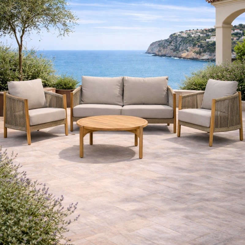 Σετ Καθιστικό Ι 4Τμχ  Touluse Ξύλο Teak