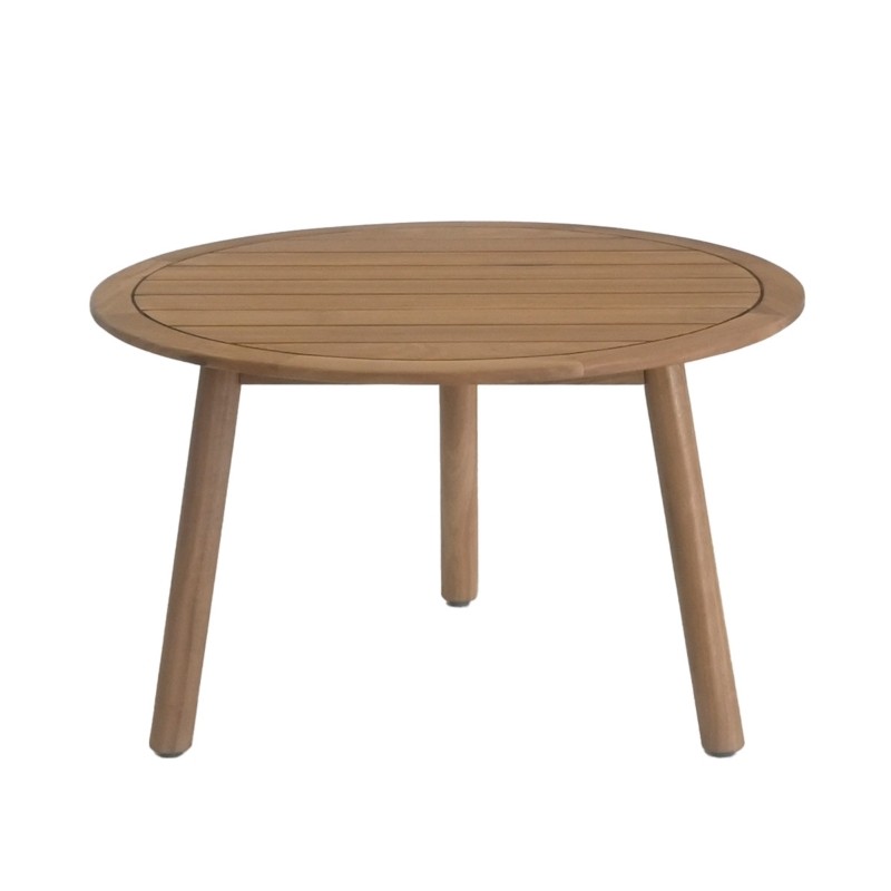 Τραπεζάκι Σαλονιού Φ75cm Orleans Ξύλο Eυκάλυπτου