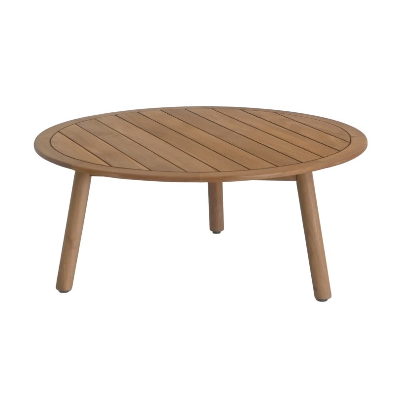 Τραπεζάκι Σαλονιού Φ90cm Orleans Ξύλο Eυκάλυπτοu