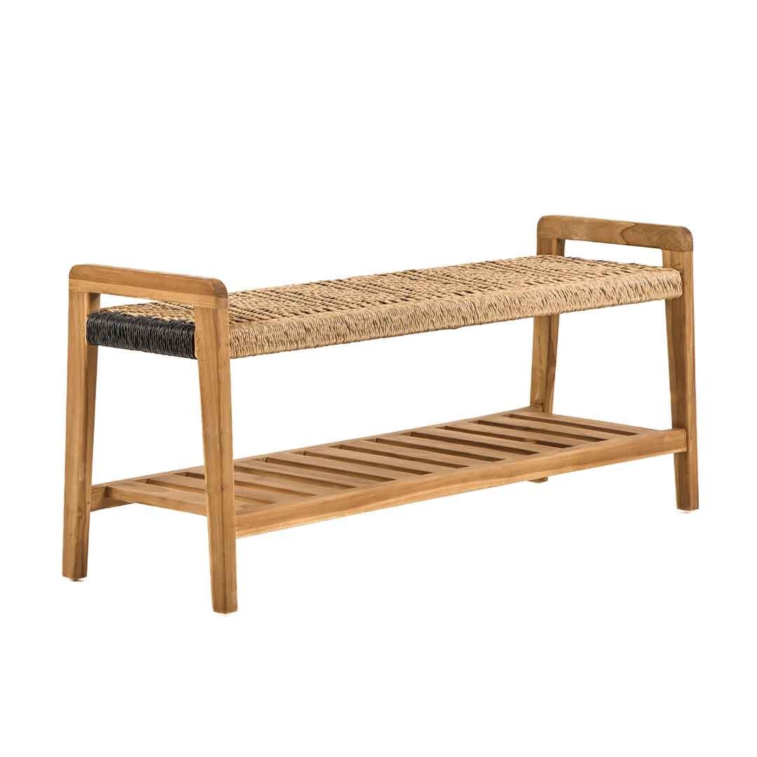 Ξύλινος Πάγκος Chris Ξύλο Teak