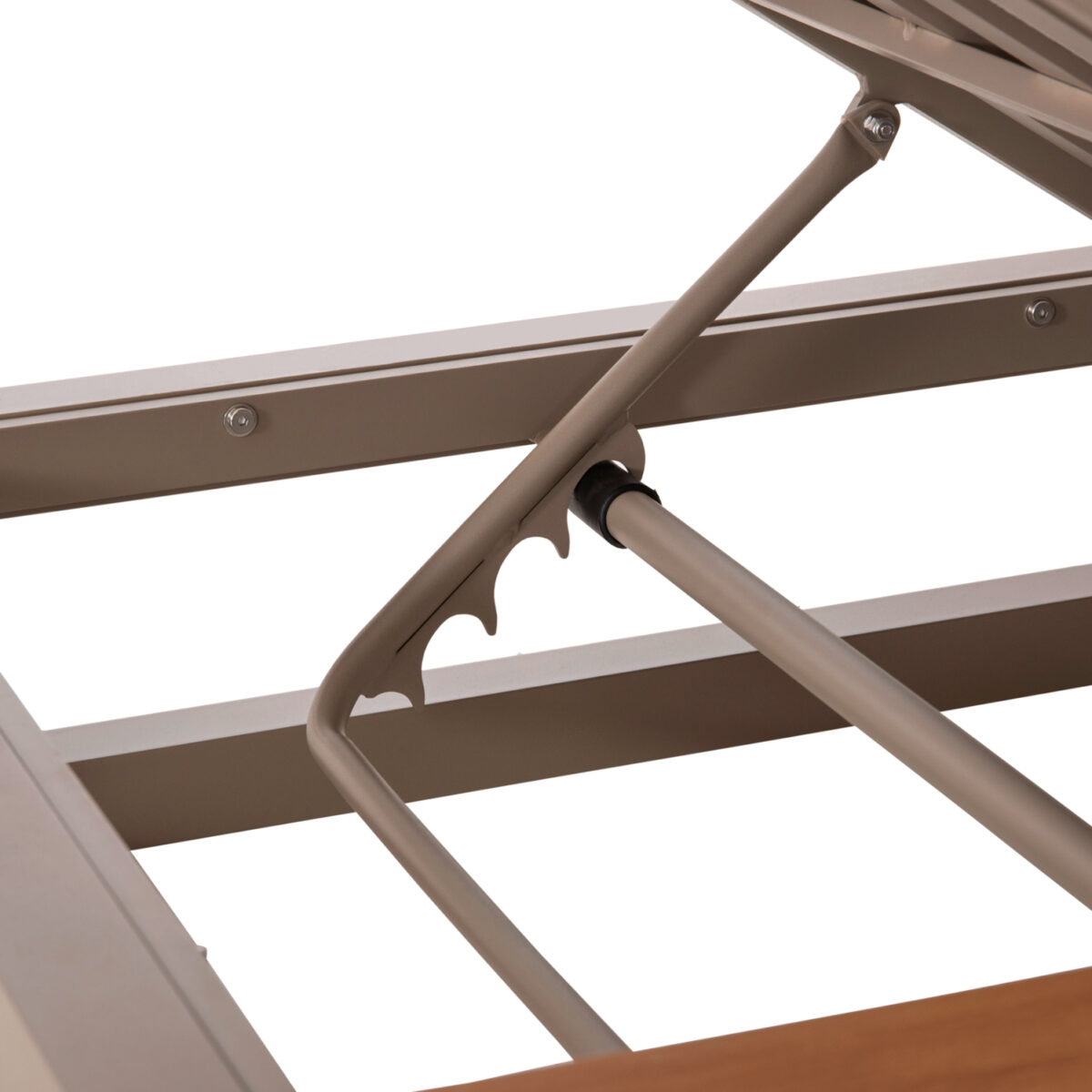 ΔΙΠΛΗ ΞΑΠΛΩΣΤΡΑ ΑΛΟΥΜΙΝΙΟΥ ΠΑΡΑΛΙΑΣ ΜΕ ΣΚΙΑΣΤΡΟ GALLANT HM6097.04 ΚΑΠΟΥΤΣΙΝΟ 2x2x2μ - Image 10