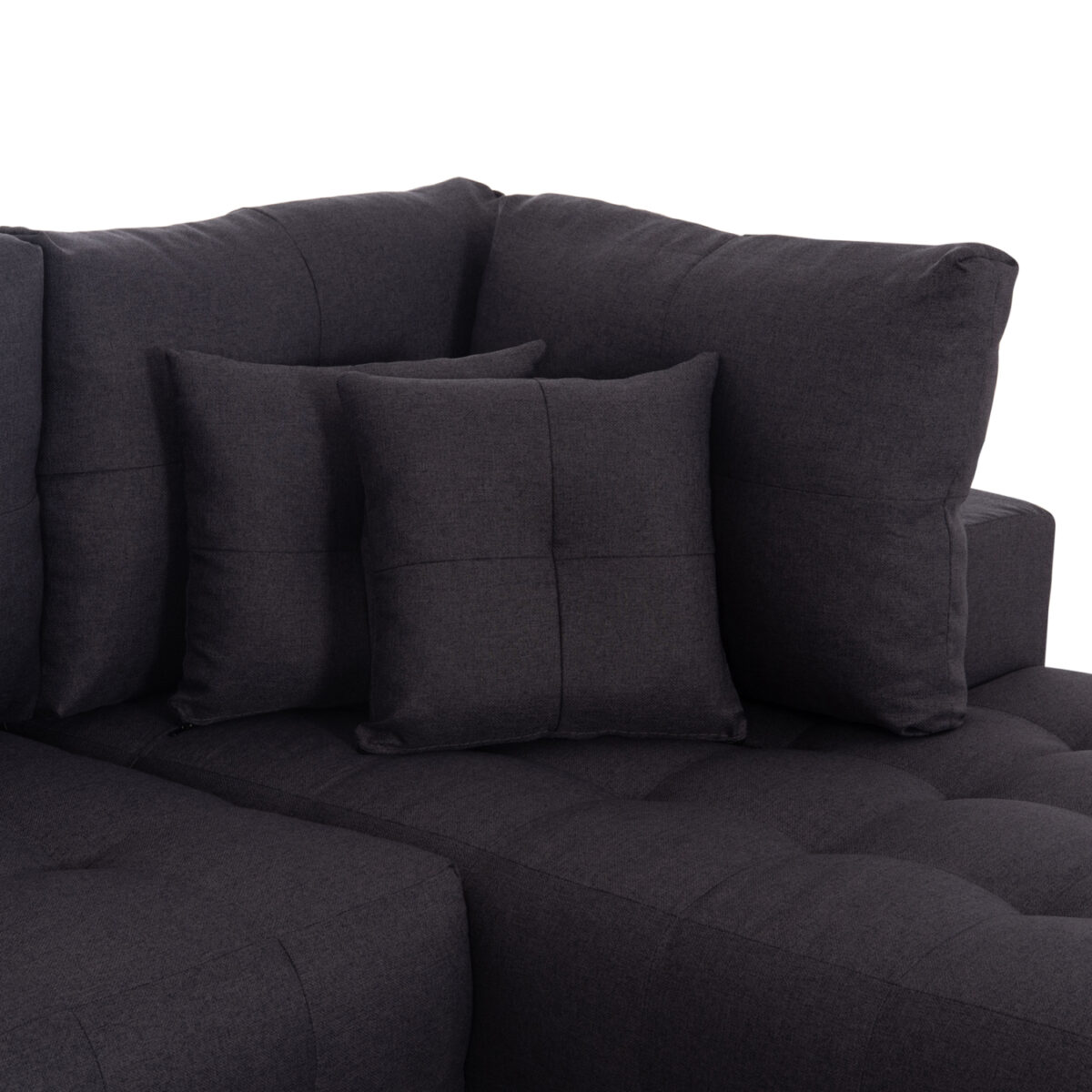 ΓΩΝΙΑΚΟΣ ΚΑΝΑΠΕΣ-ΚΡΕΒΑΤΙ ΜΕ ΑΠΟΘ.ΧΩΡΟ TRENDSTON HM3302.01R ΓΚΡΙ ΥΦΑΣΜΑ 298x177x95Υεκ - Image 7