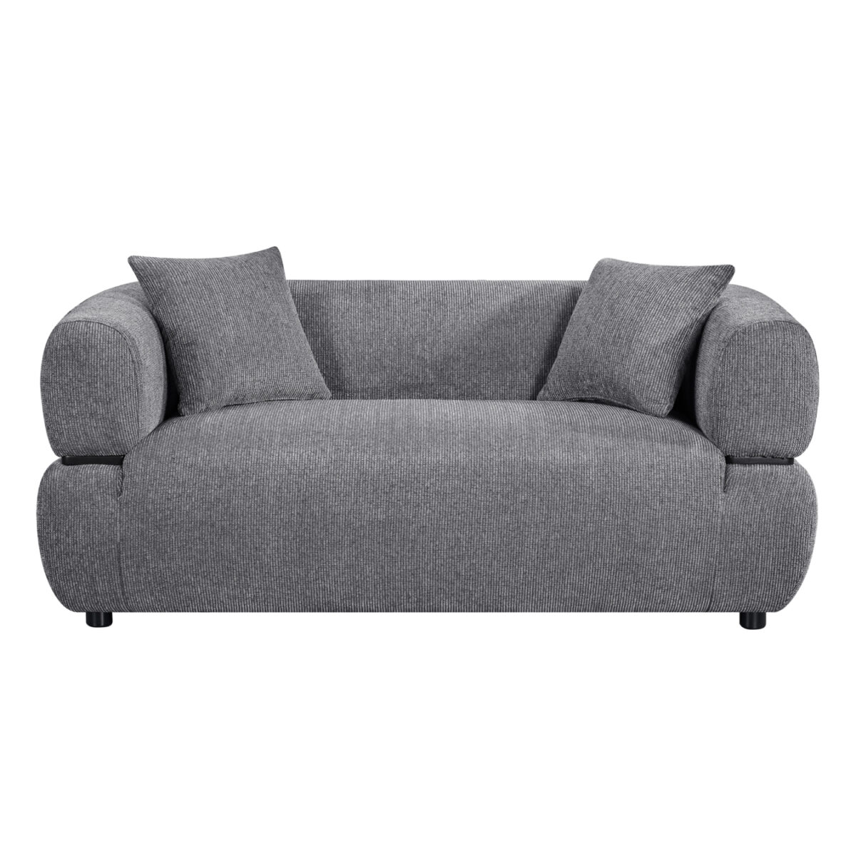 ΚΑΝΑΠΕΣ 2-ΘΕΣΙΟΣ ARCTIS HM3328.01 ΓΚΡΙ ΥΦΑΣΜΑ 169x88x68Υεκ. - Image 3