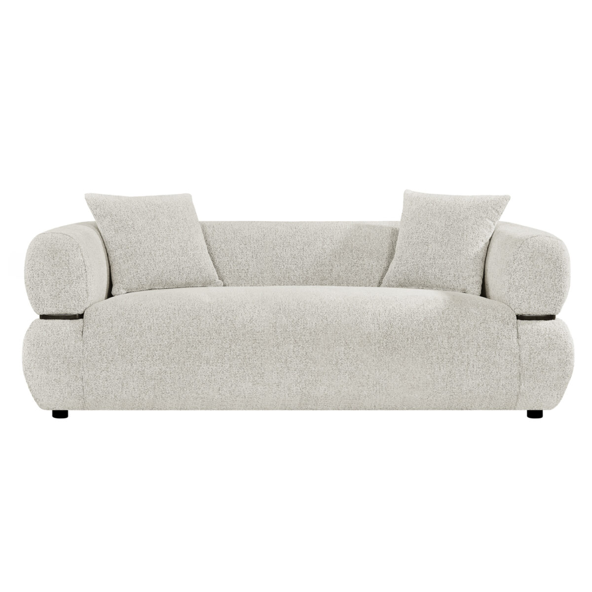 ΚΑΝΑΠΕΣ 2-ΘΕΣΙΟΣ ARCTIS HM3328.02 ΑΝΟΙΧΤΟ ΜΠΕΖ ΥΦΑΣΜΑ 169x88x68Υεκ. - Image 3