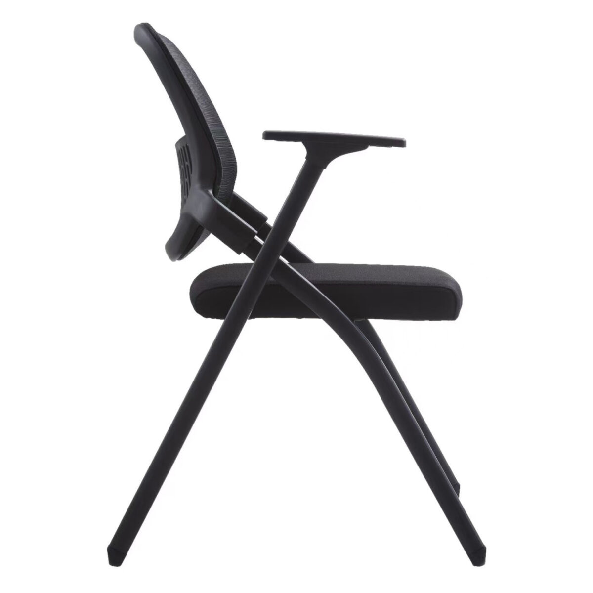 ΚΑΡΕΚΛΑ ΣΥΝΕΔΡΙΟΥ ΠΤΥΣΣΟΜΕΝΗ ΜΕ ΑΝΑΛΟΓΙΟ DENO HM1209.01 MESH ΥΦΑΣΜΑ ΜΑΥΡΟ 60x59x87Υεκ. - Image 3