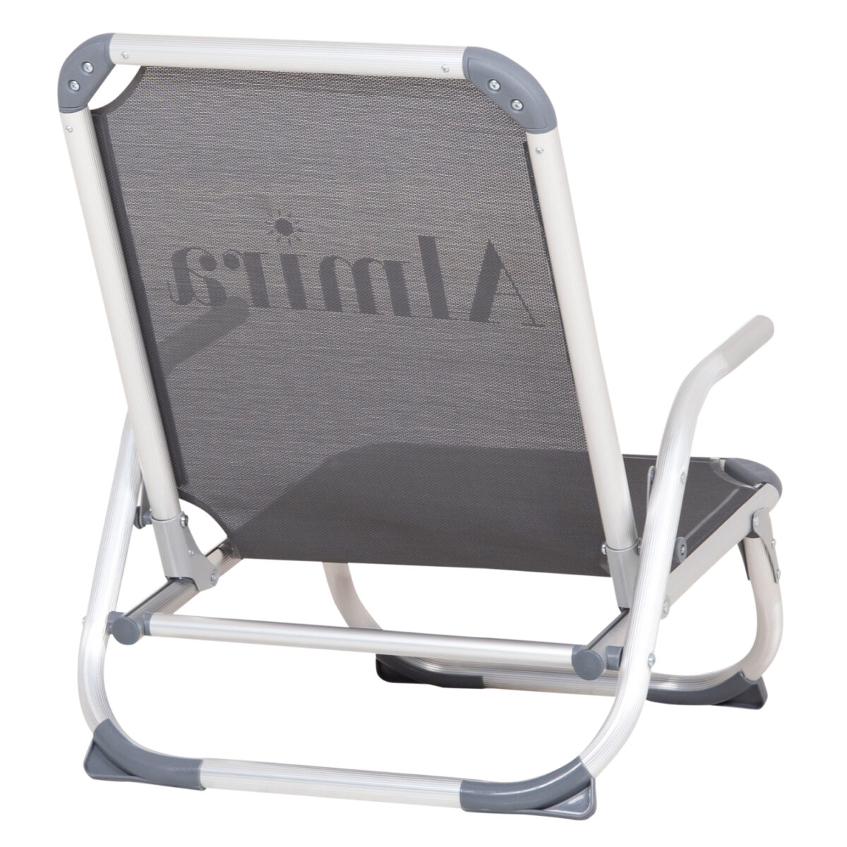 ΚΑΡΕΚΛΑΚΙ ΠΑΡΑΛΙΑΣ ΑΛΟΥΜINIOY ΒΑΡ.ΤΥΠΟΥ ΨΗΛΗ ΠΛΑΤΗ ALMIRA HM5053.10 ΓΚΡΙ 55x71x66Υεκ - Image 5