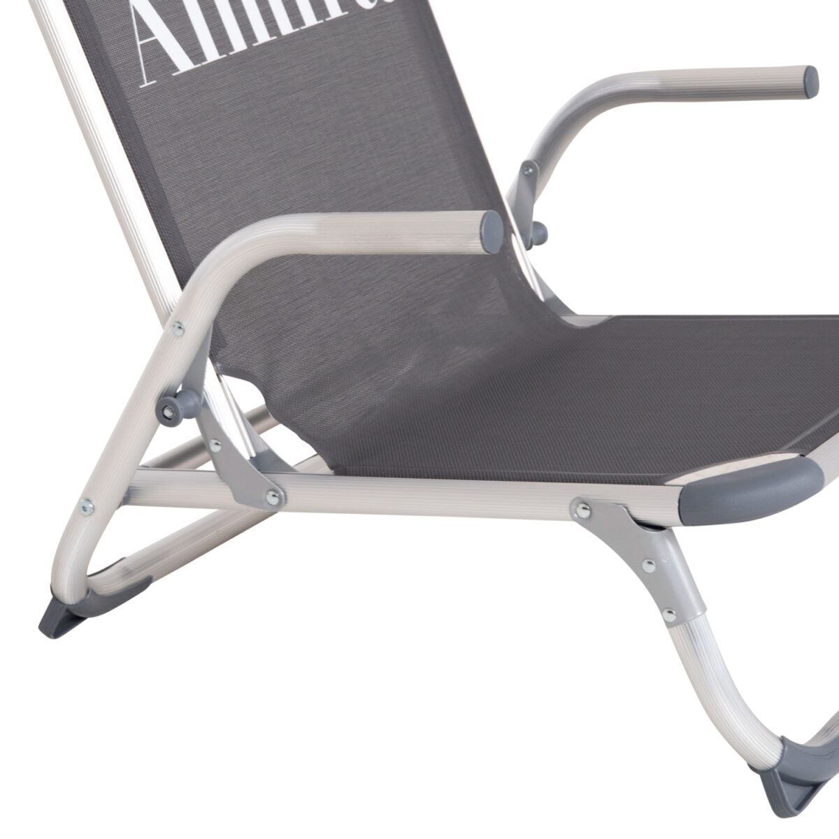 ΚΑΡΕΚΛΑΚΙ ΠΑΡΑΛΙΑΣ ΑΛΟΥΜINIOY ΒΑΡ.ΤΥΠΟΥ ΨΗΛΗ ΠΛΑΤΗ ALMIRA HM5053.10 ΓΚΡΙ 55x71x66Υεκ - Image 9