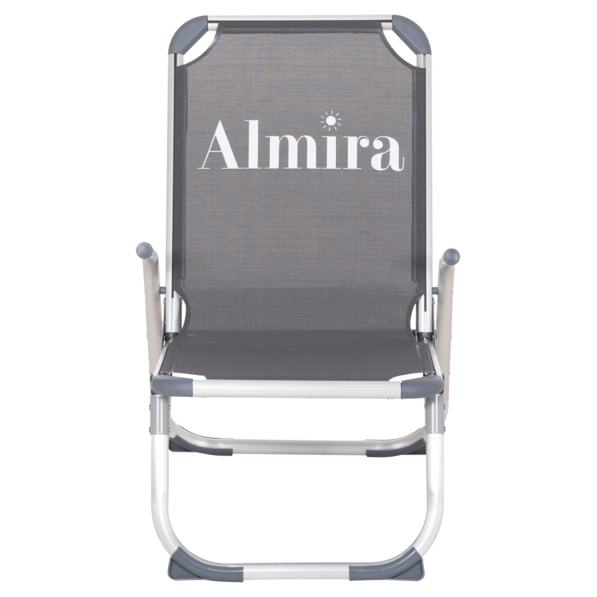 ΚΑΡΕΚΛΑΚΙ ΠΑΡΑΛΙΑΣ ΑΛΟΥΜΙΝΙΟΥ ΒΑΡ.ΤΥΠΟΥ ΥΠΕΡΥΨΩΜΕΝΟ ALMIRA HM6431.10 ΓΚΡΙ 53x68x80Υεκ - Image 3