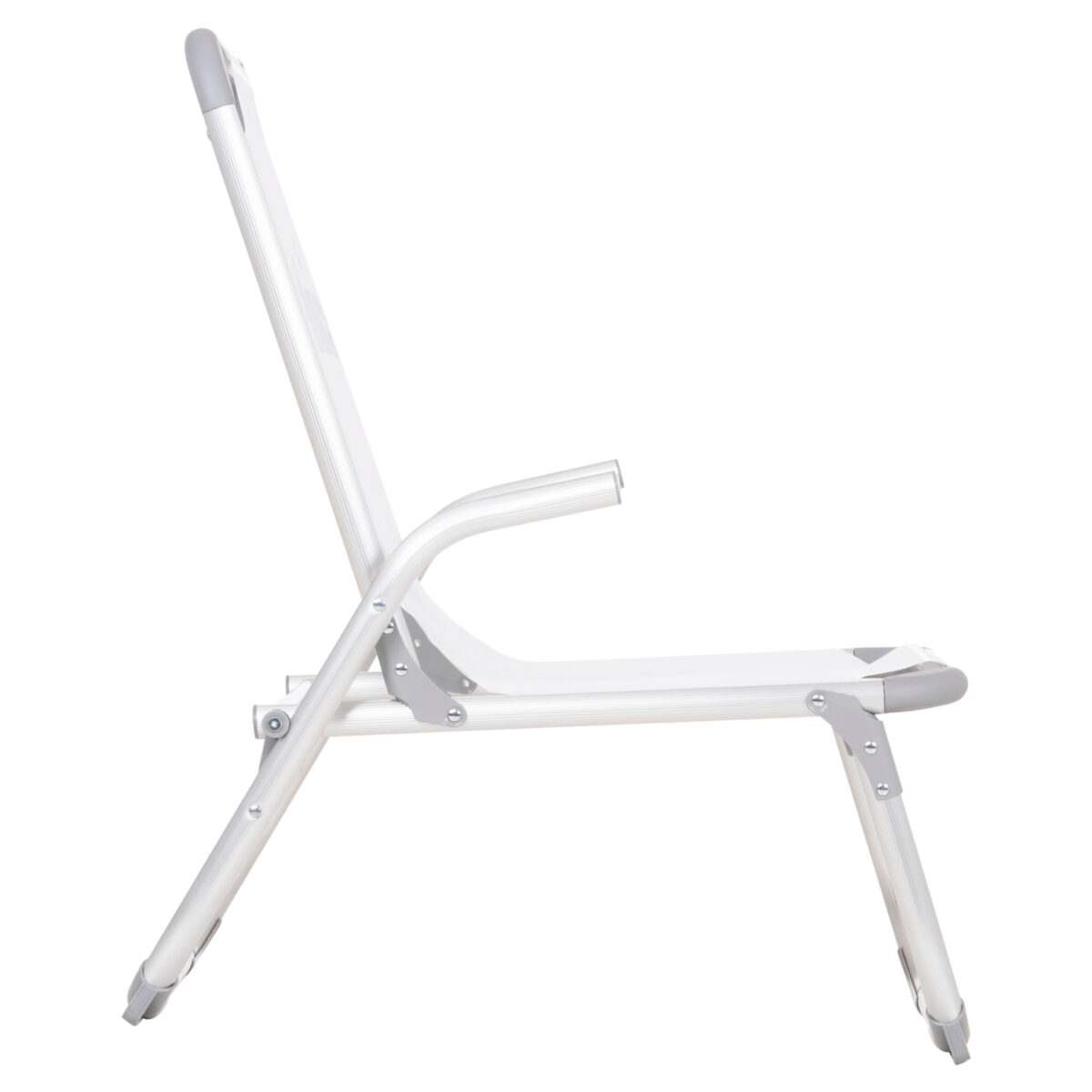 ΚΑΡΕΚΛΑΚΙ ΠΑΡΑΛΙΑΣ ΑΛΟΥΜΙΝΙΟΥ ΒΑΡ.ΤΥΠΟΥ ΥΠΕΡΥΨΩΜΕΝΟ ALMIRA HM6431.03 ΛΕΥΚΟ 53x68x80Υεκ - Image 4