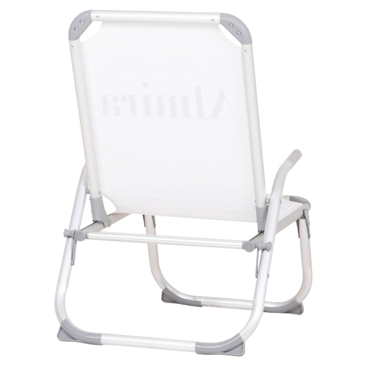 ΚΑΡΕΚΛΑΚΙ ΠΑΡΑΛΙΑΣ ΑΛΟΥΜΙΝΙΟΥ ΒΑΡ.ΤΥΠΟΥ ΥΠΕΡΥΨΩΜΕΝΟ ALMIRA HM6431.03 ΛΕΥΚΟ 53x68x80Υεκ - Image 5