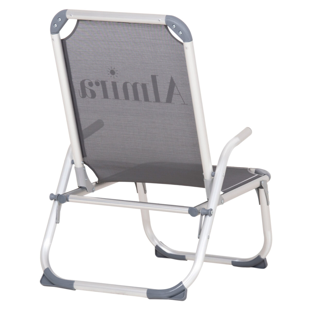 ΚΑΡΕΚΛΑΚΙ ΠΑΡΑΛΙΑΣ ΑΛΟΥΜΙΝΙΟΥ ΒΑΡ.ΤΥΠΟΥ ΥΠΕΡΥΨΩΜΕΝΟ ALMIRA HM6431.10 ΓΚΡΙ 53x68x80Υεκ - Image 5