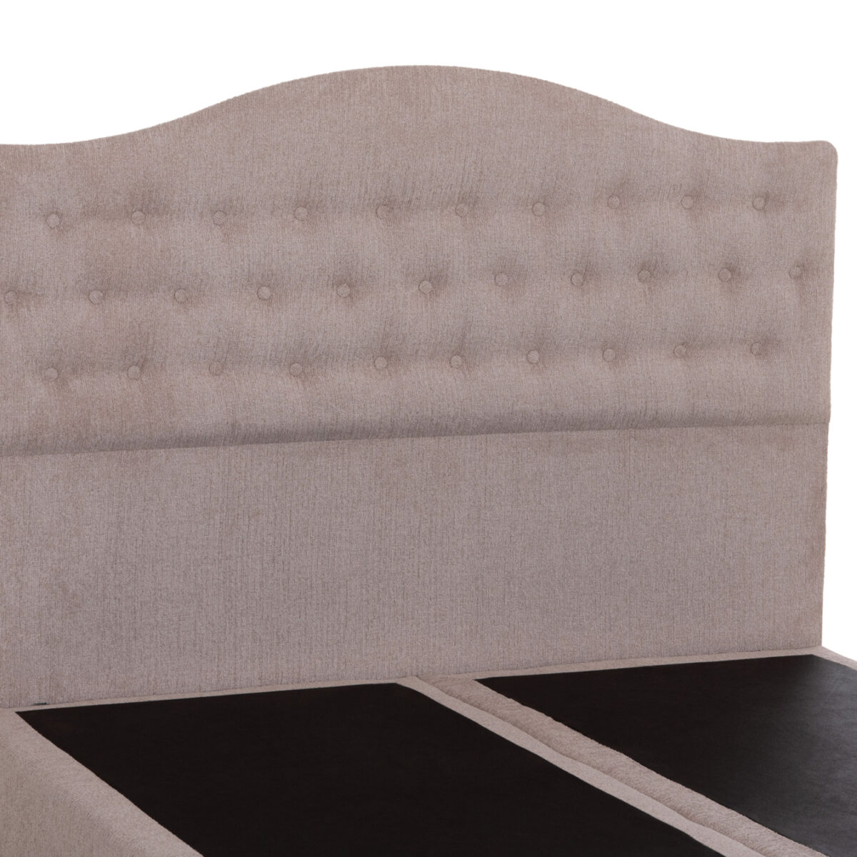 ΚΡΕΒΑΤΙ ΔΙΠΛΟ MALENA HM638.32 ΜΠΕΖ ΥΦΑΣΜΑ- ΓΙΑ ΣΤΡΩΜΑ 150x200εκ. - Image 6