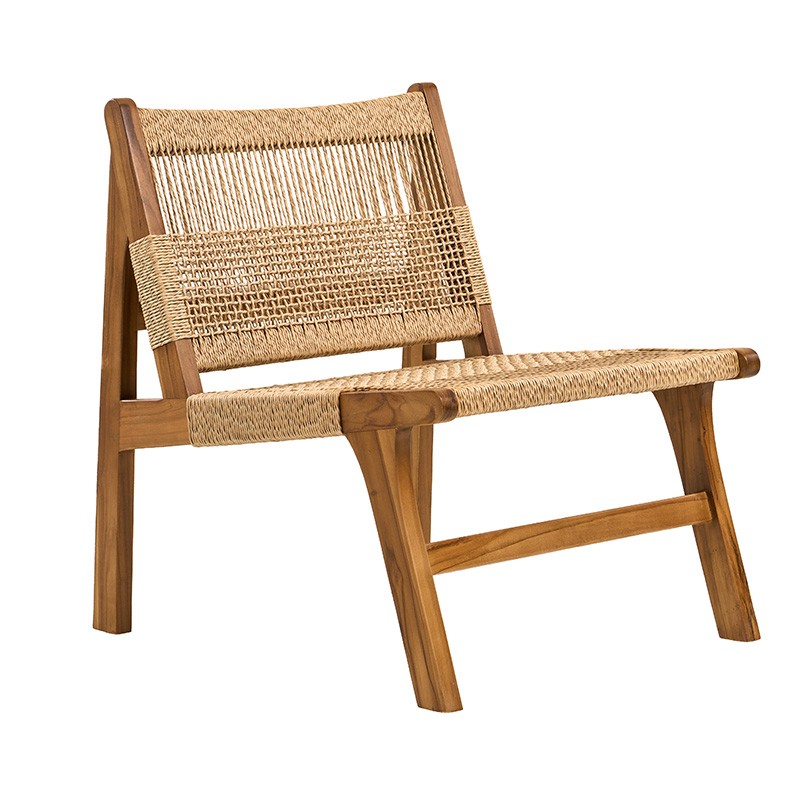 Πολυθρόνα lounge Sintra Ξύλο Teak