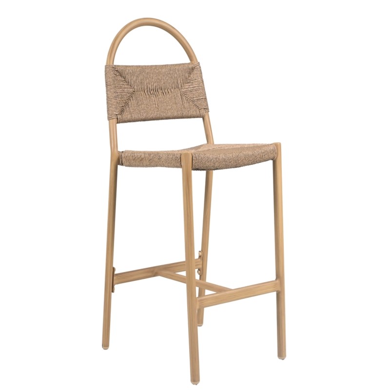 Σκαμπό Mia Αλουμινίου