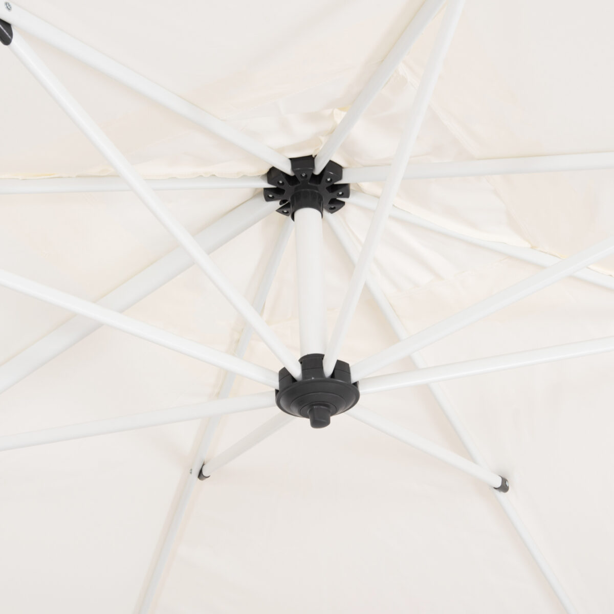 ΟΜΠΡΕΛΑ ΠΙΣΙΝΑΣ JAVANTE HM6623.02 ΛΕΥΚΟ ΑΛΟΥΜΙΝΙΟ & ΣΚΙΑΣΤΡΟ 2.7x2.7x2.7Yμ - Image 7