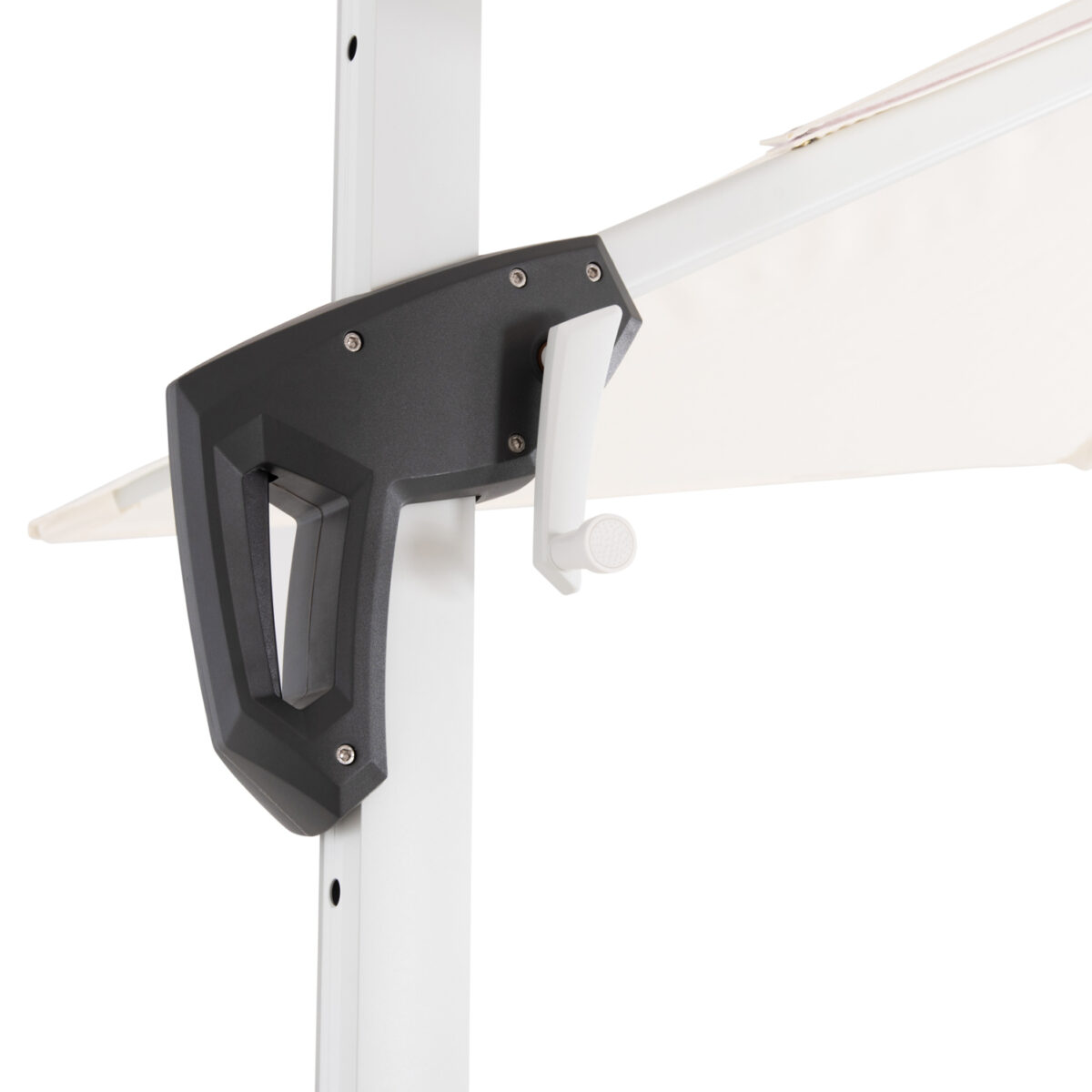 ΟΜΠΡΕΛΑ ΠΙΣΙΝΑΣ JAVANTE HM6623.02 ΛΕΥΚΟ ΑΛΟΥΜΙΝΙΟ & ΣΚΙΑΣΤΡΟ 2.7x2.7x2.7Yμ - Image 8