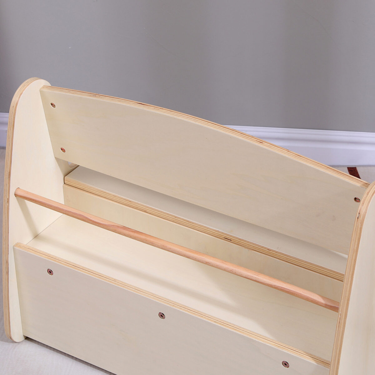 ΠΑΓΚΑΚΙ ΠΑΙΔΙΚΟ ΜΕ ΑΠΟΘ.ΧΩΡΟ RICKI HM18342.01 MDF & ΚΟΝΤΡΑΠΛΑΚΕ ΦΥΣΙΚΟ 63x43x47Υεκ - Image 9