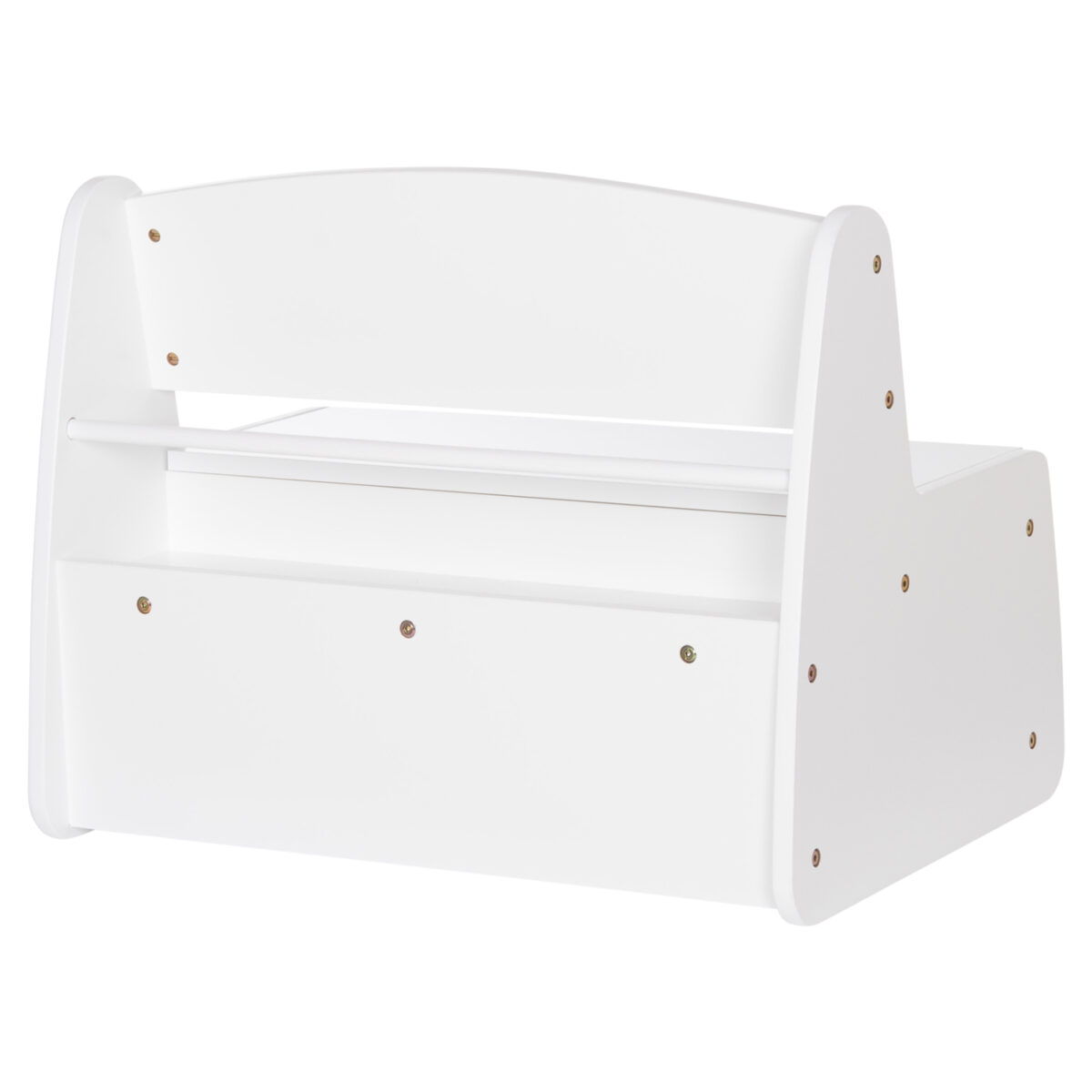 ΠΑΓΚΑΚΙ ΠΑΙΔΙΚΟ ΜΕ ΑΠΟΘ.ΧΩΡΟ RICKI HM18342.03 MDF & ΚΟΝΤΡΑΠΛΑΚΕ ΛΕΥΚΟ 63x43x47Υεκ - Image 5