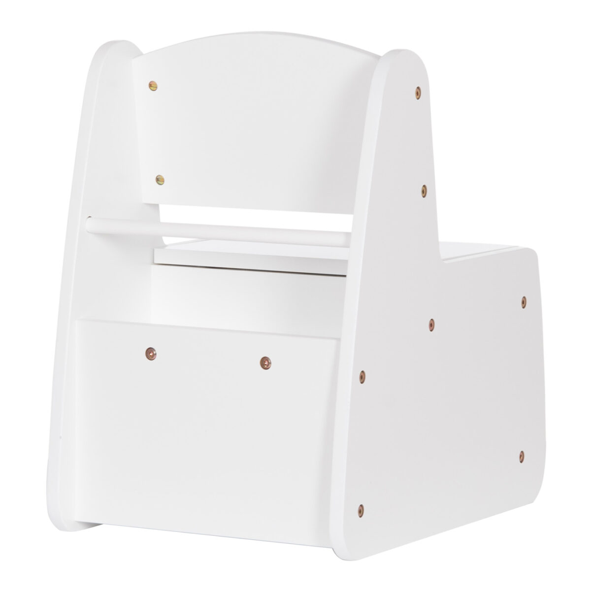 ΠΑΙΔΙΚΟ ΚΑΡΕΚΛΑΚΙ ΜΕ ΑΠΟΘ.ΧΩΡΟ RICKI HM18343.03 ΚΟΝΤΡΑΠΛΑΚΕ/MDF ΛΕΥΚΟ 33x43x47Υεκ - Image 5