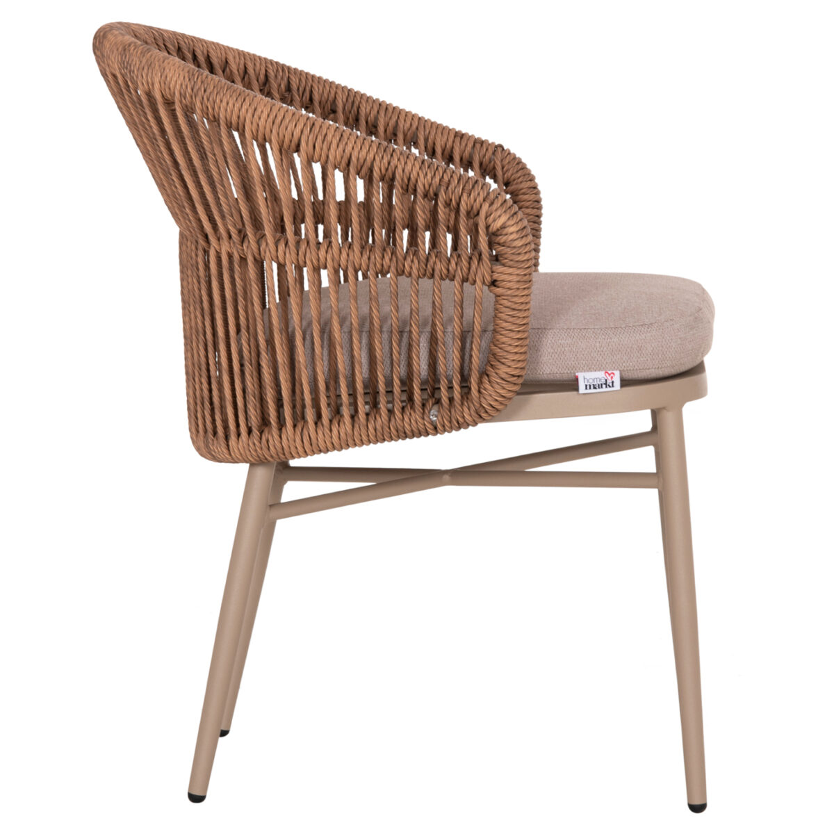 ΠΟΛΥΘΡΟΝΑ ΑΛΟΥΜΙΝΙΟΥ ORIN HM6265.03 ΚΑΠΟΥΤΣΙΝΟ- P.E.RATTAN ΣΕ ΦΥΣΙΚΟ 58x61x75Υεκ. - Image 4