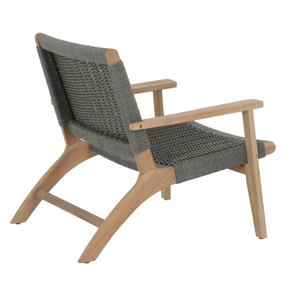ΠΟΛΥΘΡΟΝΑ LOUNGE MONTER HM6241.02 ΞΥΛΟ ΑΚΑΚΙΑΣ ΦΥΣΙΚΟ-ΣΧΟΙΝΙ ΓΚΡΙ 78x62x67Υεκ - Image 4