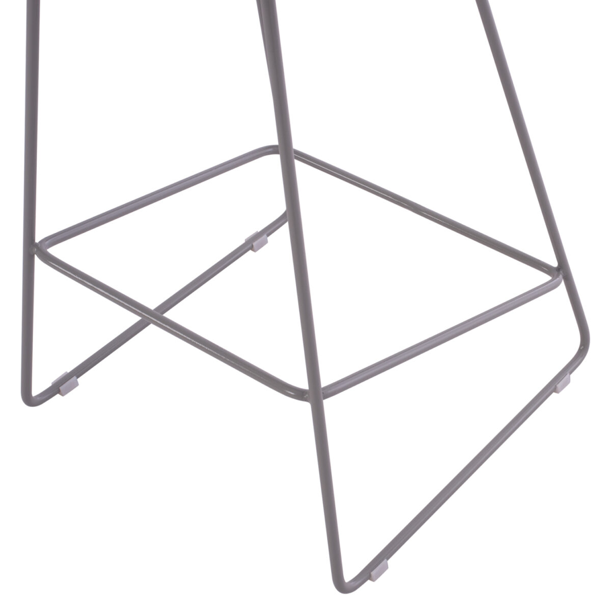 ΣΚΑΜΠΟ ΜΠΑΡ NAILA HM9299.10 ΓΚΡΙ ΜΕΣΑΙΟΥ ΥΨΟΥΣ 44x44x74Yεκ. - Image 9