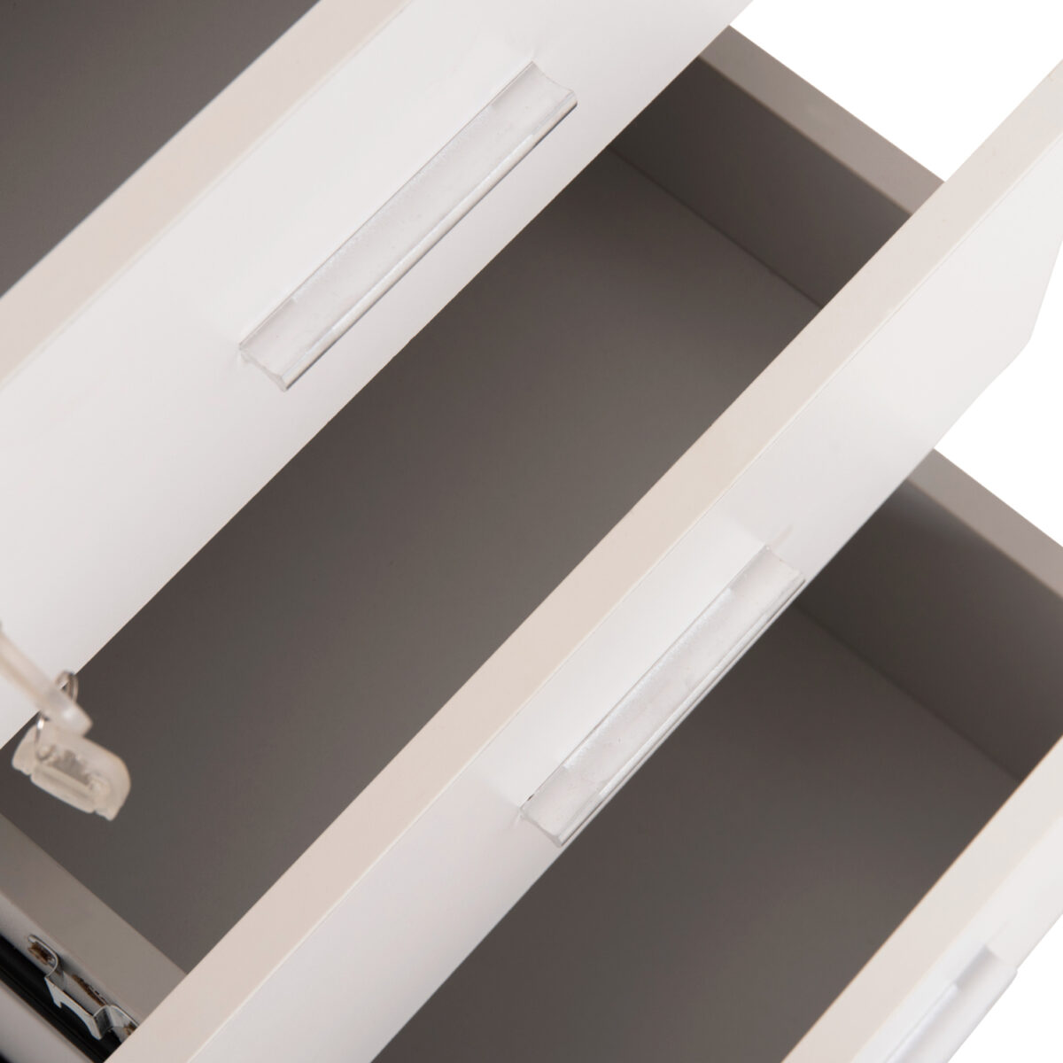 ΣΥΡΤΑΡΙΕΡΑ ΓΡΑΦΕΙΟΥ ΜΕ ΚΛΕΙΔΑΡΙΑ VANCE HM2159 ΛΕΥΚΗ ΜΕΛΑΜΙΝΗ-ΡΟΔΑΚΙΑ 39x40x60Υεκ. - Image 10