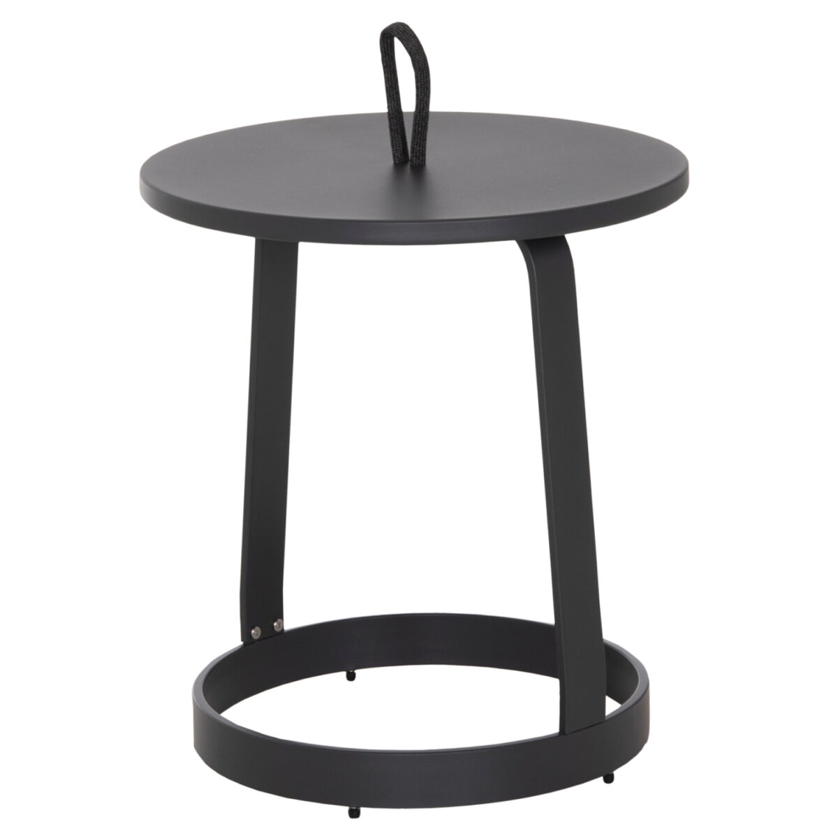 ΤΡΑΠΕΖΙ ΒΟΗΘΗΤΙΚΟ ΕΞ.ΧΩΡΟΥ MINO HM6432.01 ΑΛΟΥΜΙΝΙΟ & ΣΧΟΙΝΙ ΓΚΡΙ Φ47x53Υεκ - Image 6