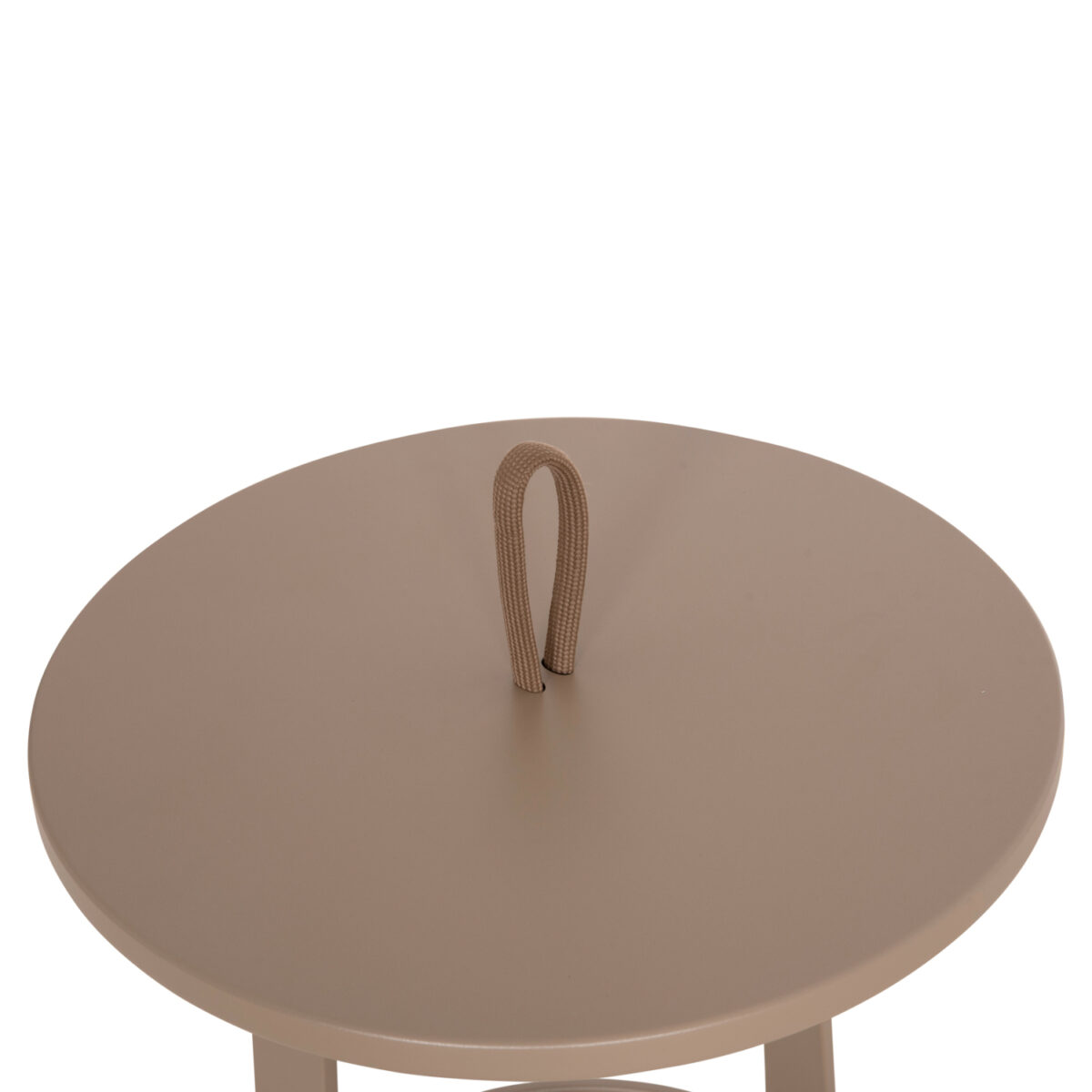 ΤΡΑΠΕΖΙ ΒΟΗΘΗΤΙΚΟ ΕΞ.ΧΩΡΟΥ MINO HM6432.03 ΑΛΟΥΜΙΝΙΟ & ΣΧΟΙΝΙ ΚΑΠΟΥΤΣΙΝΟ Φ47x53Υεκ - Image 7