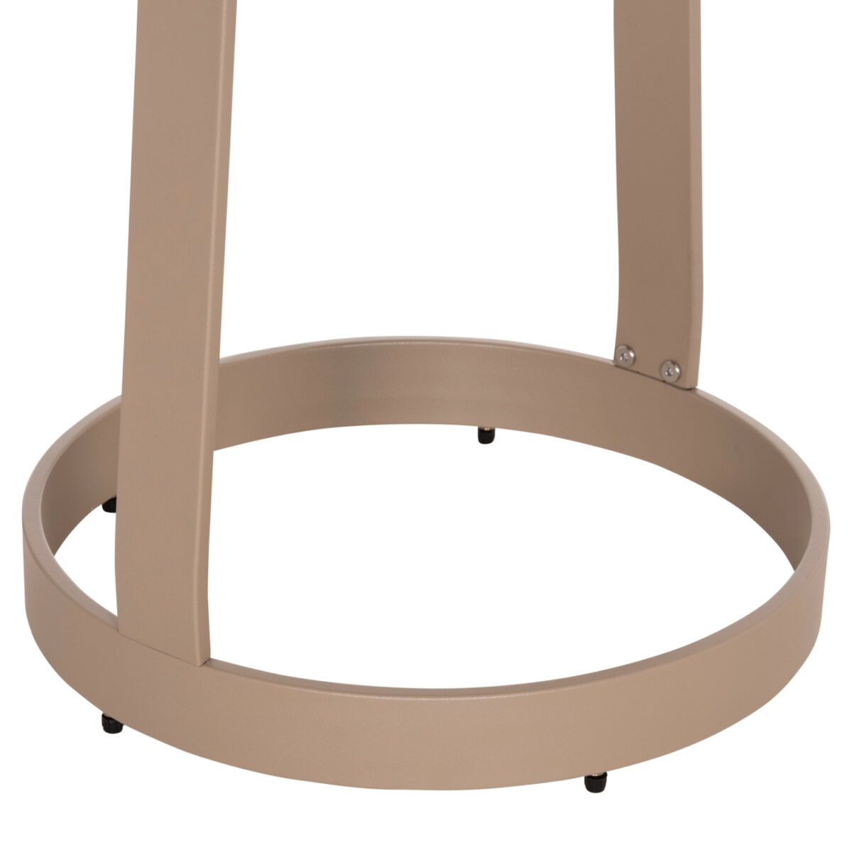 ΤΡΑΠΕΖΙ ΒΟΗΘΗΤΙΚΟ ΕΞ.ΧΩΡΟΥ MINO HM6432.03 ΑΛΟΥΜΙΝΙΟ & ΣΧΟΙΝΙ ΚΑΠΟΥΤΣΙΝΟ Φ47x53Υεκ - Image 8