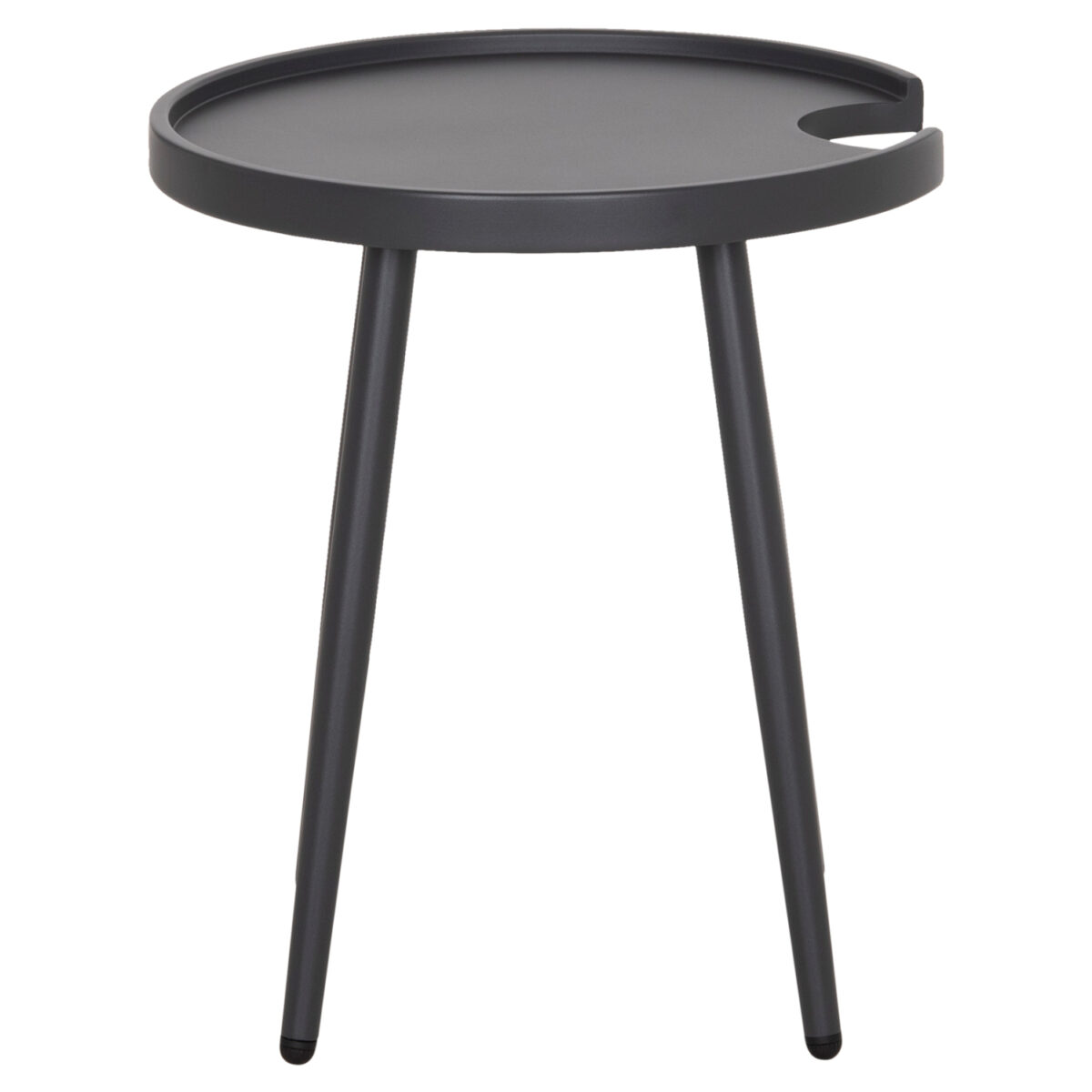 ΤΡΑΠΕΖΙ ΒΟΗΘΗΤΙΚΟ ΣΤΡΟΓΓΥΛΟ ΕΞ.ΧΩΡΟΥ TEROC HM6433.01 ΑΛΟΥΜΙΝΙΟ ΓΚΡΙ Φ47x53Υεκ - Image 3