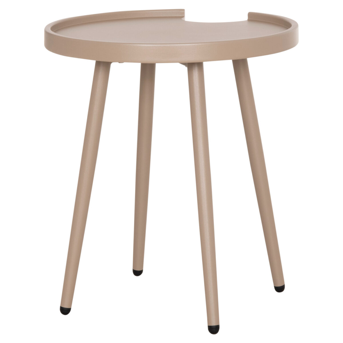 ΤΡΑΠΕΖΙ ΒΟΗΘΗΤΙΚΟ ΣΤΡΟΓΓΥΛΟ ΕΞ.ΧΩΡΟΥ TEROC HM6433.03 ΑΛΟΥΜΙΝΙΟ ΚΑΠΟΥΤΣΙΝΟ Φ47x53Υεκ - Image 5