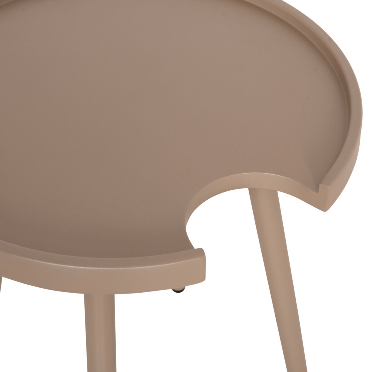 ΤΡΑΠΕΖΙ ΒΟΗΘΗΤΙΚΟ ΣΤΡΟΓΓΥΛΟ ΕΞ.ΧΩΡΟΥ TEROC HM6433.03 ΑΛΟΥΜΙΝΙΟ ΚΑΠΟΥΤΣΙΝΟ Φ47x53Υεκ - Image 7