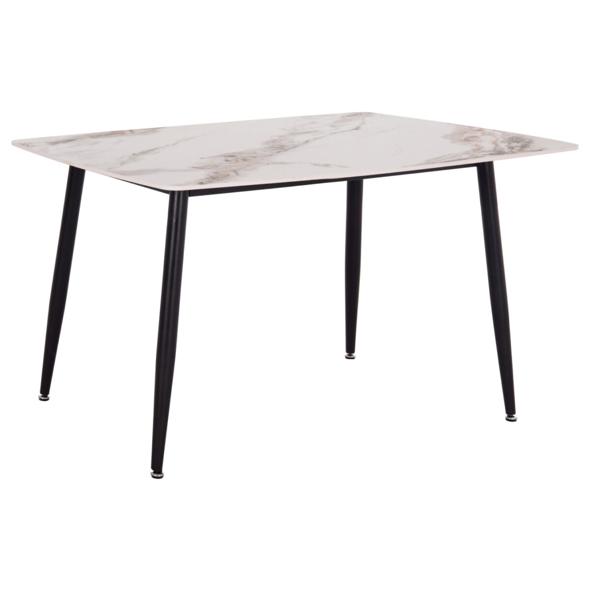 ΤΡΑΠΕΖΙ RAVEN HM18149.04 ΚΕΡΑΜΙΚΟ TOP ΜΕ ΟΨΗ ΛΕΥΚΟ/ΚΑΦΕ ΜΑΡΜΑΡΟ 140x80x74Υεκ. - Image 4