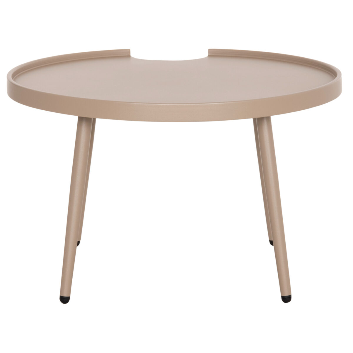 ΤΡΑΠΕΖΙ ΜΕΣΗΣ ΣΤΡΟΓΓΥΛΟ ΕΞ.ΧΩΡΟΥ TEROC HM6434.03 ΑΛΟΥΜΙΝΙΟ ΚΑΠΟΥΤΣΙΝΟ Φ70x44Υεκ - Image 7