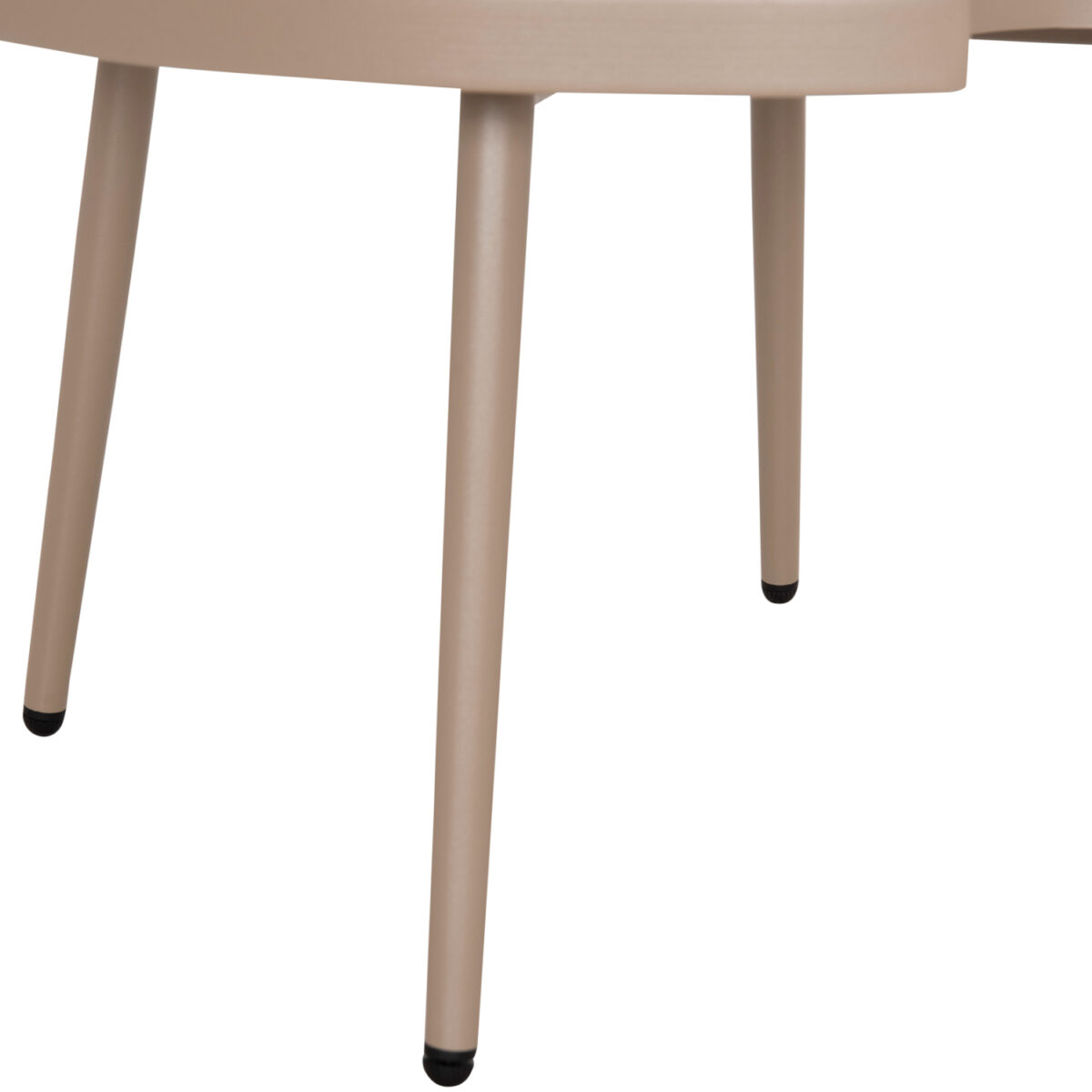 ΤΡΑΠΕΖΙ ΜΕΣΗΣ ΣΤΡΟΓΓΥΛΟ ΕΞ.ΧΩΡΟΥ TEROC HM6434.03 ΑΛΟΥΜΙΝΙΟ ΚΑΠΟΥΤΣΙΝΟ Φ70x44Υεκ - Image 10