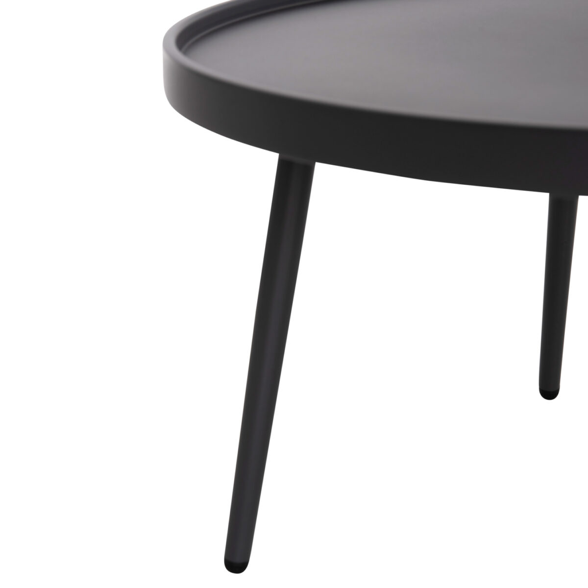 ΤΡΑΠΕΖΙ ΜΕΣΗΣ ΣΤΡΟΓΓΥΛΟ ΕΞ.ΧΩΡΟΥ TEROC HM6434.01 ΑΛΟΥΜΙΝΙΟ ΓΚΡΙ Φ70x44Υεκ - Image 10