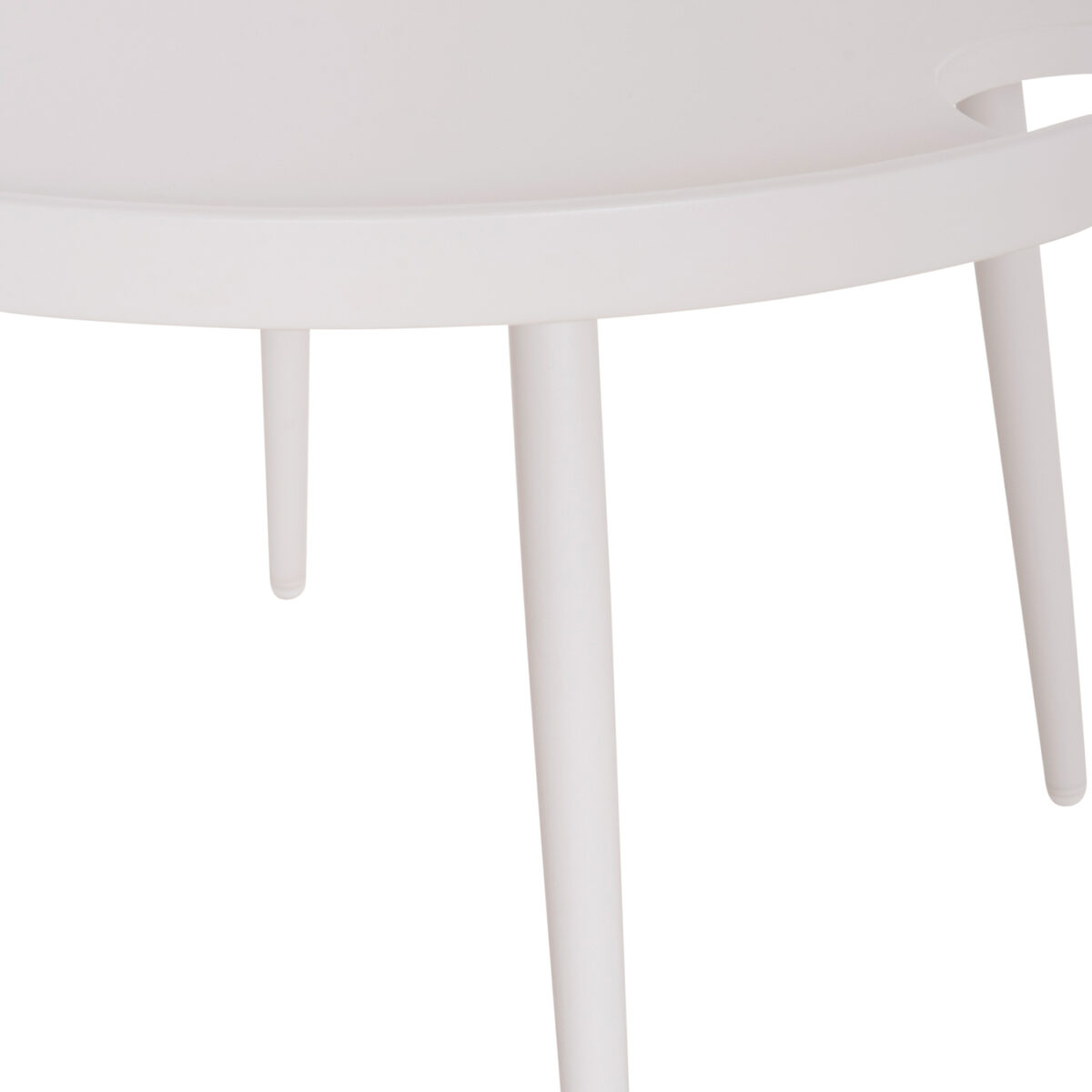 ΤΡΑΠΕΖΙ ΜΕΣΗΣ ΣΤΡΟΓΓΥΛΟ ΕΞ.ΧΩΡΟΥ TEROC HM6434.02 ΑΛΟΥΜΙΝΙΟ ΛΕΥΚΟ Φ70x44Υεκ - Image 10