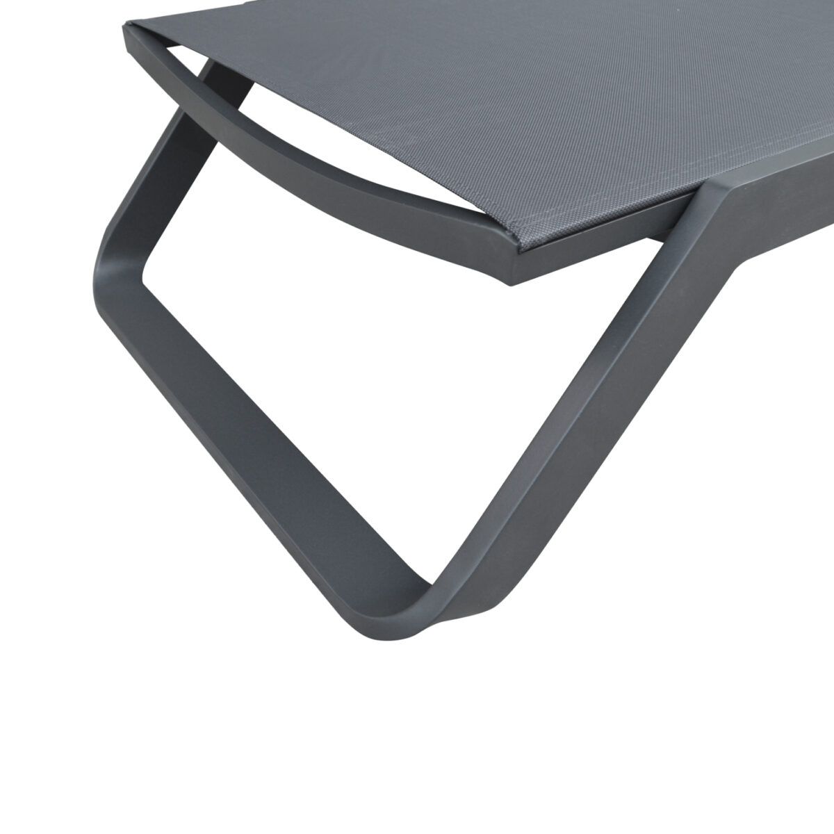 ΞΑΠΛΩΣΤΡΑ ΑΛΟΥΜΙΝΙΟΥ MARIMAR HM6562.01 ΣΚΕΛΕΤΟΣ & TEXTILENE ΓΚΡΙ 218x67x31Υεκ - Image 7