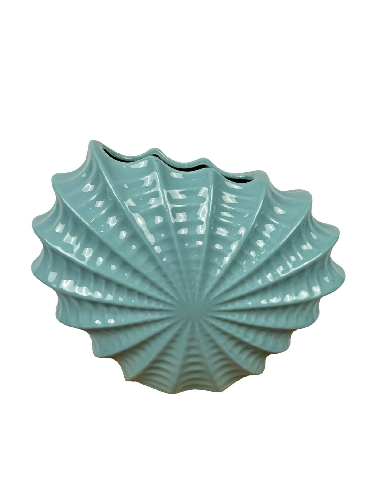 Κεραμικό Βάζο Κοχύλι 25cm Φ13 cm 2 Χρώματα Λευκό - Image 4