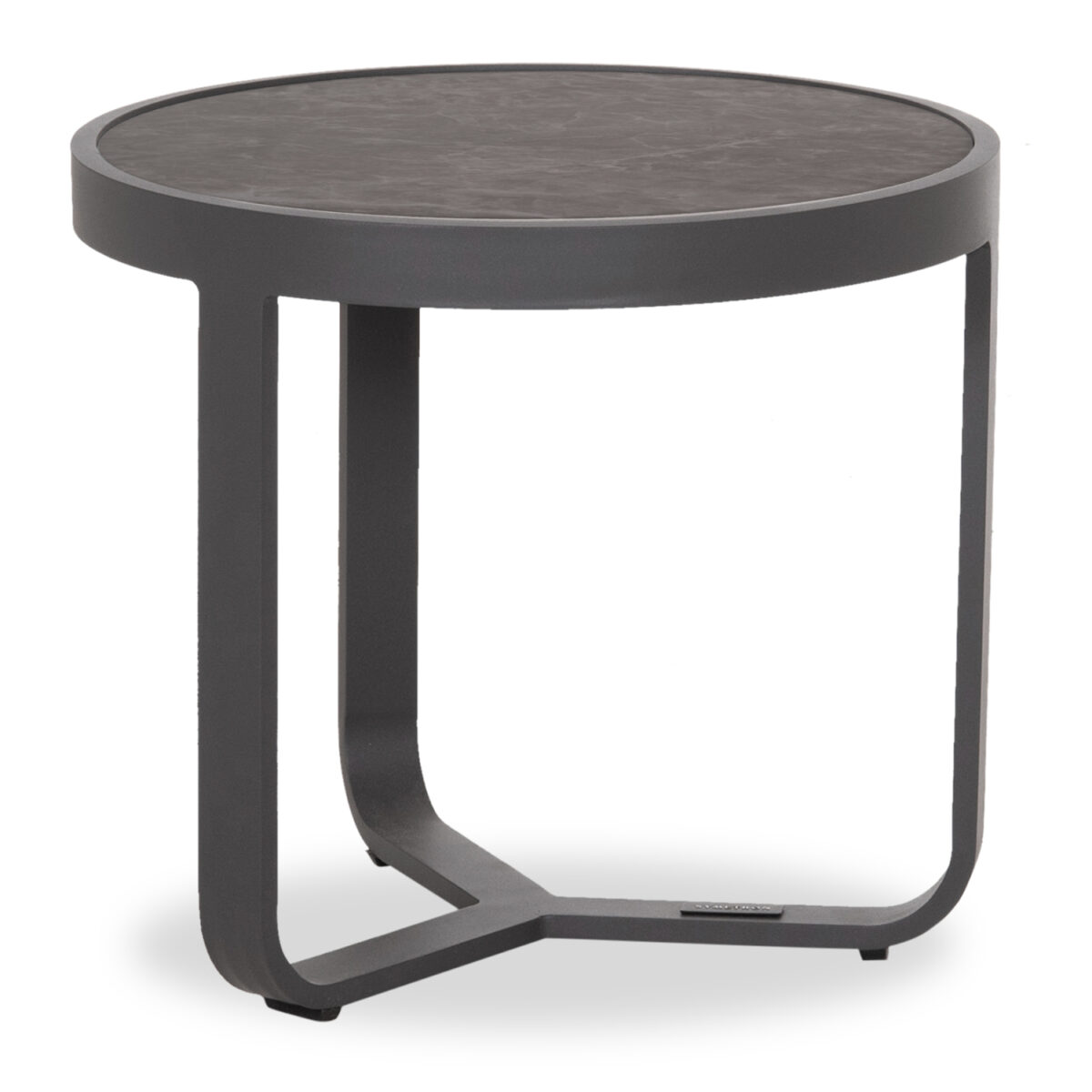 ΤΡΑΠΕΖΑΚΙ ΑΛΟΥΜΙΝΙΟΥ DEVIOUS SM6440.01 ΑΝΘΡΑΚΙ--ΓΚΡΙ SINTERED STONE TOP Φ45x41Υεκ. - Image 5