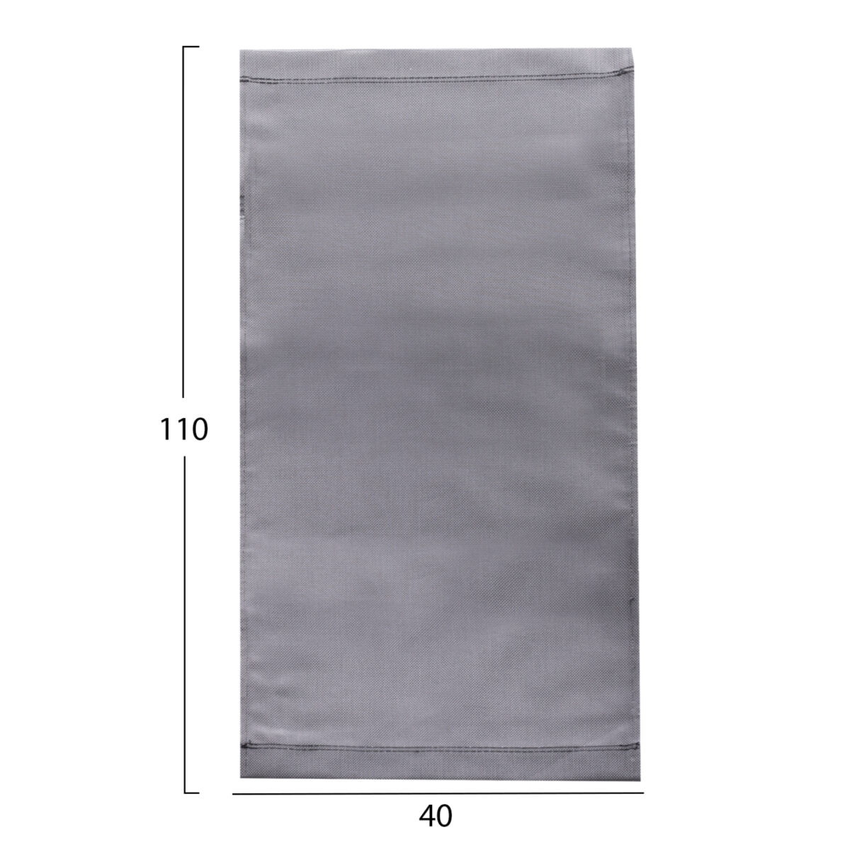 ΑΝΤΑΛΛΑΚΤΙΚΟ ΠΑΝΙ TEXTILENE 550gr/m2 2X1 ΓΚΡΙ ΓΙΑ ΣΕΖΛΟΝΓΚ ΛΗΜΝΟΣ HM5805.10Τ 110Χ40 - Image 2