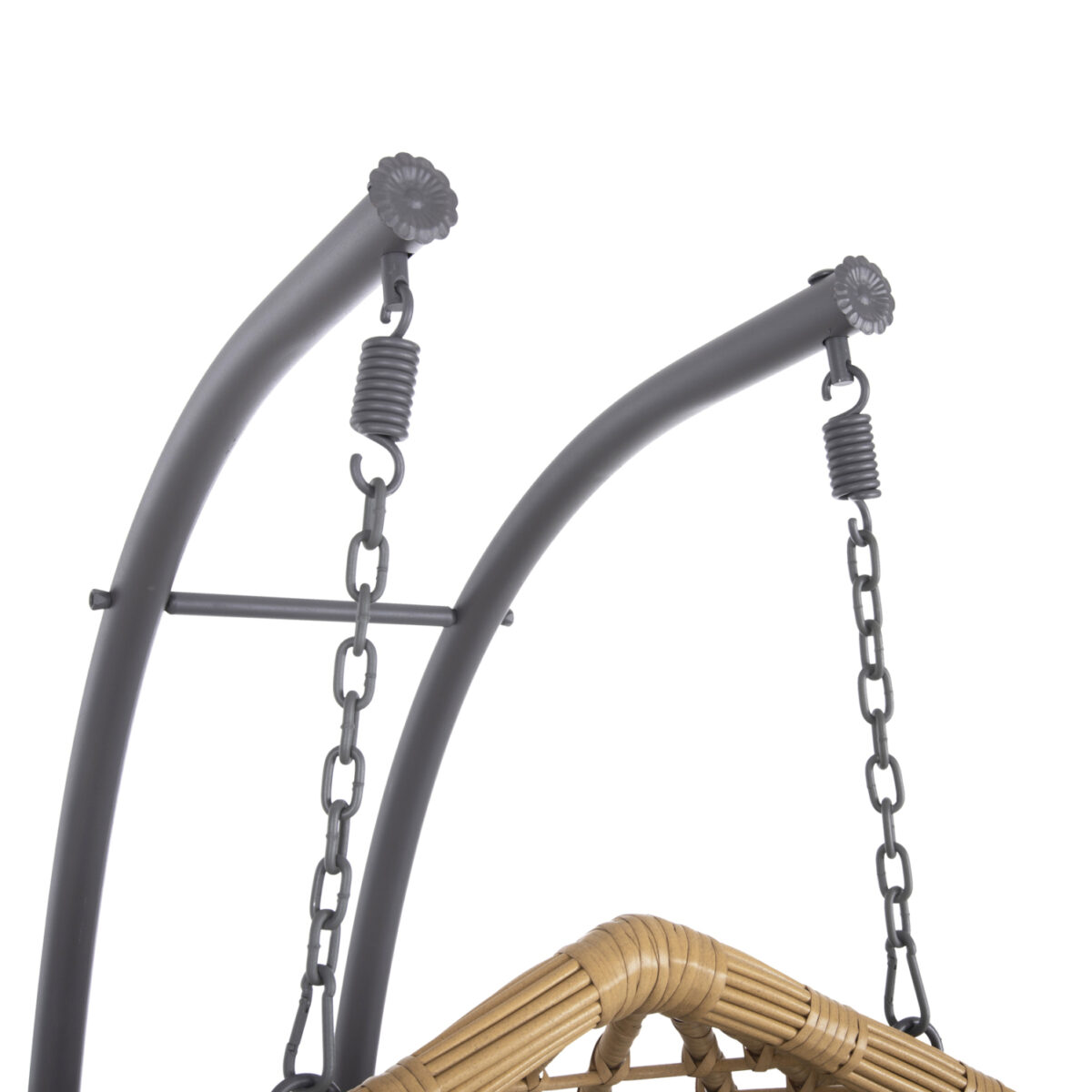 ΔΙΠΛΗ ΚΡΕΜΑΣΤΗ ΦΩΛΙΑ ME ΥΠΟΠΟΔΙΟ GRACIE HM5754.02 ΜΠΕΖ ΣΥΝΘ.RATTAN-ΓΚΡΙ ΜΕΤΑΛ.ΣΚΕΛΕΤΟΣ Φ120x200Υεκ - Image 8