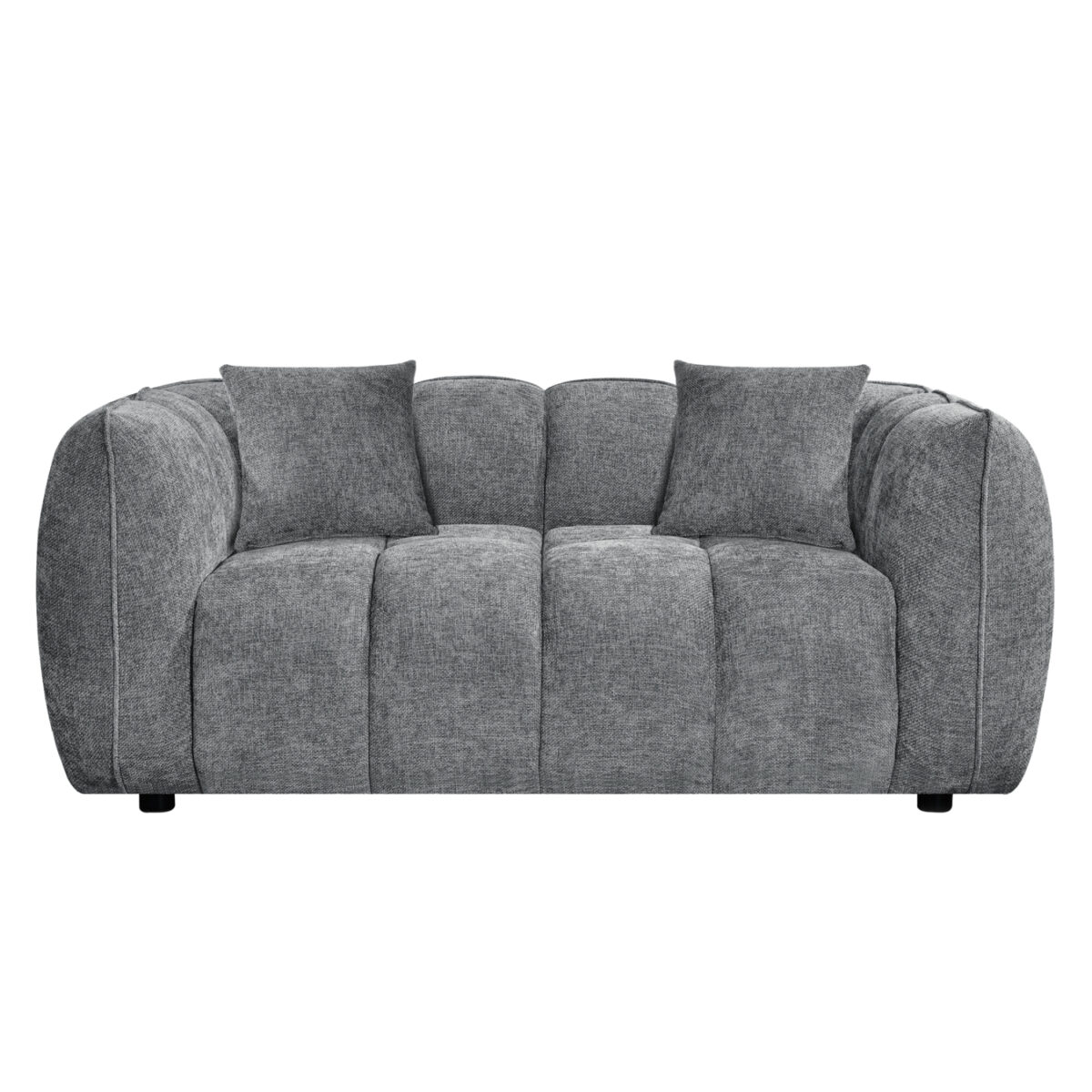 ΚΑΝΑΠΕΣ 2-ΘΕΣΙΟΣ LYKKE HM3324.01 ΓΚΡΙ ΥΦΑΣΜΑ 172x89x70Υεκ. - Image 3