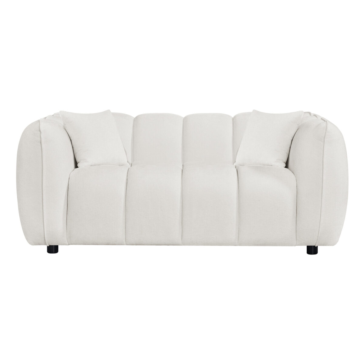 ΚΑΝΑΠΕΣ 2-ΘΕΣΙΟΣ LYKKE HM3324.02 ΕΚΡΟΥ ΥΦΑΣΜΑ 172x89x70Υεκ. - Image 3