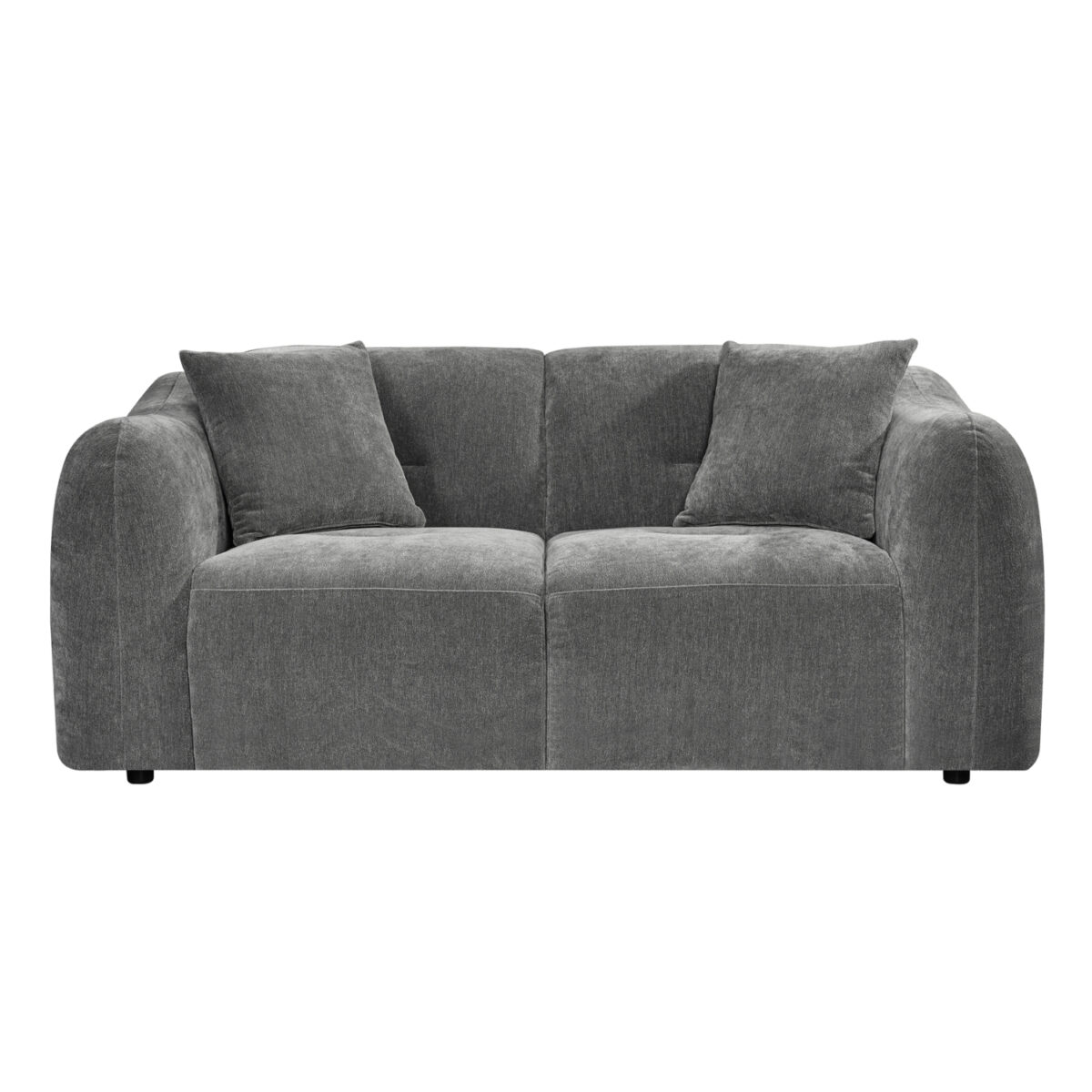 ΚΑΝΑΠΕΣ 2-ΘΕΣΙΟΣ JUNOA HM3334.01 ΓΚΡΙ ΥΦΑΣΜΑ 172x89x74Υεκ - Image 3