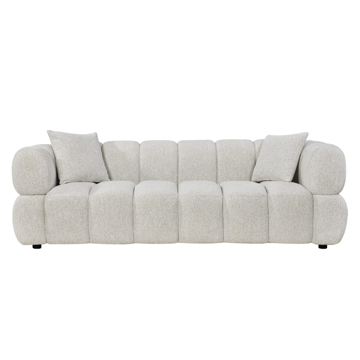 ΚΑΝΑΠΕΣ 3-ΘΕΣΙΟΣ NORIKA HM3331.02 ΕΚΡΟΥ ΥΦΑΣΜΑ 228x91x72Υεκ. - Image 3