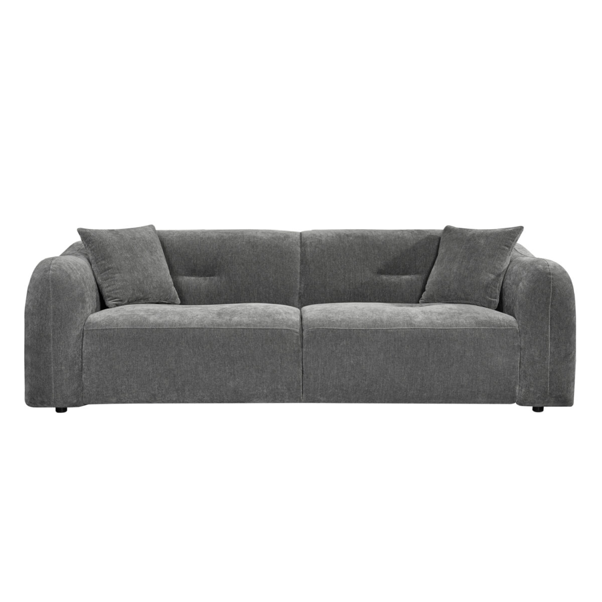 ΚΑΝΑΠΕΣ 3-ΘΕΣΙΟΣ JUNOA HM3333.01 ΓΚΡΙ ΥΦΑΣΜΑ 228x89x74Υεκ - Image 3